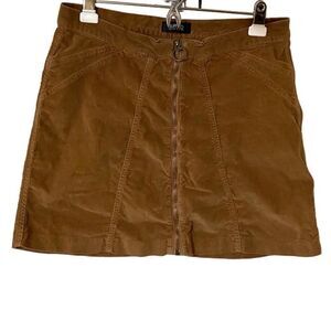 Buffalo David Bitton Women’s Brown Cadby Retro Corduroy Skirt Sz 30